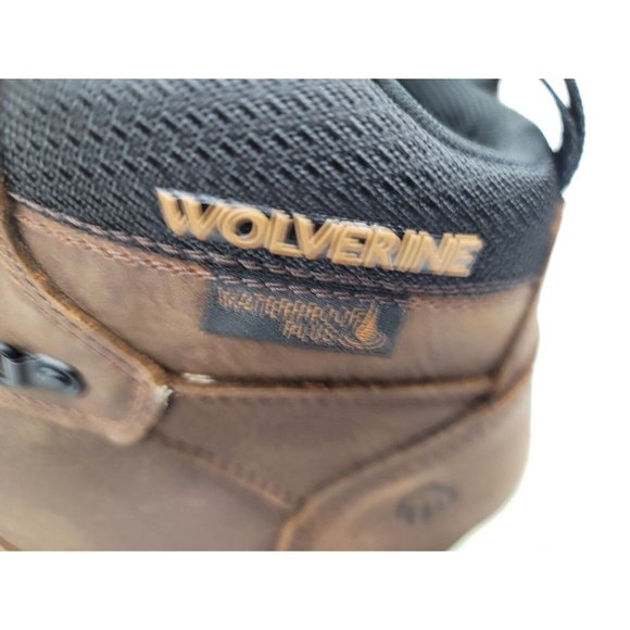 Mens Boots Wolverine Shiftplus Mid LX W201156 10.5M Brown Alloy Toe NEW - Picture 8 of 11